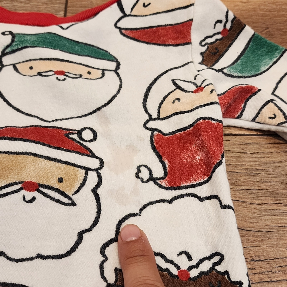 Carter's Red and White Footies Festive One Piece - Picture 6 of 6